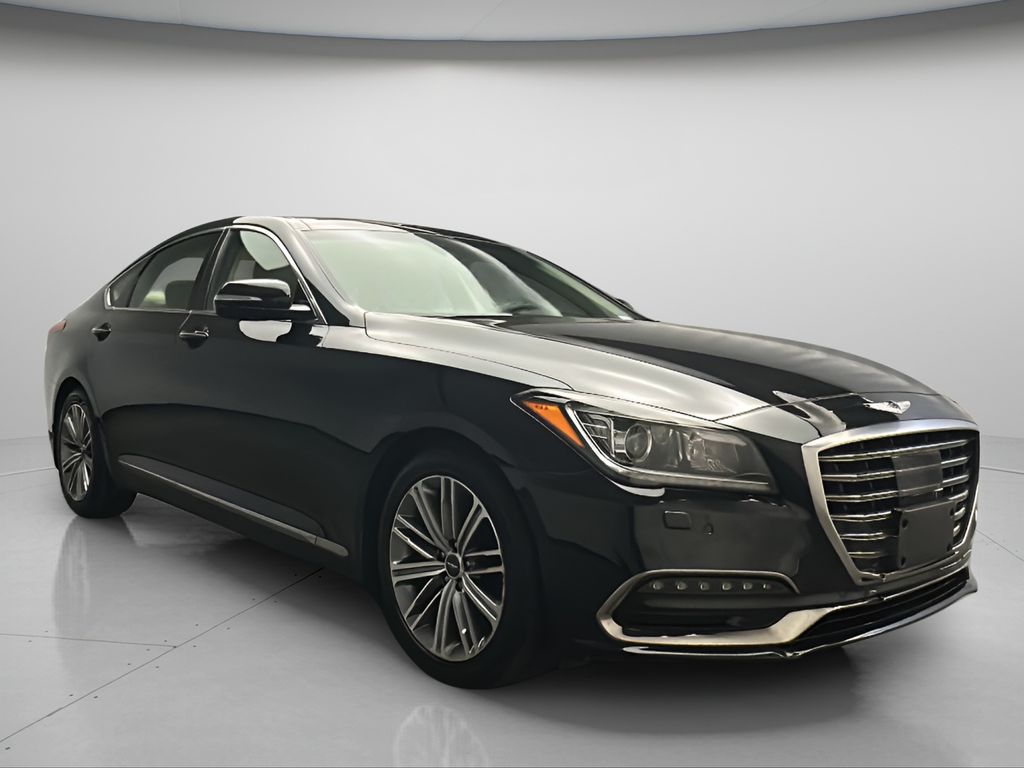 Victoria Black 2018 Genesis G80 3.8L Sedan Rear-Wheel Drive 8-Speed Automatic