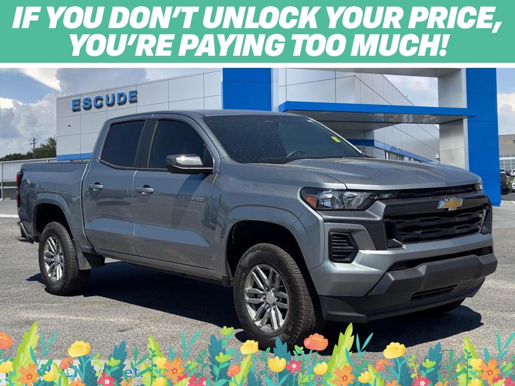 Sterling Gray Metallic 2024 Chevrolet Colorado Pickup Truck 4X2 8-Speed Automatic