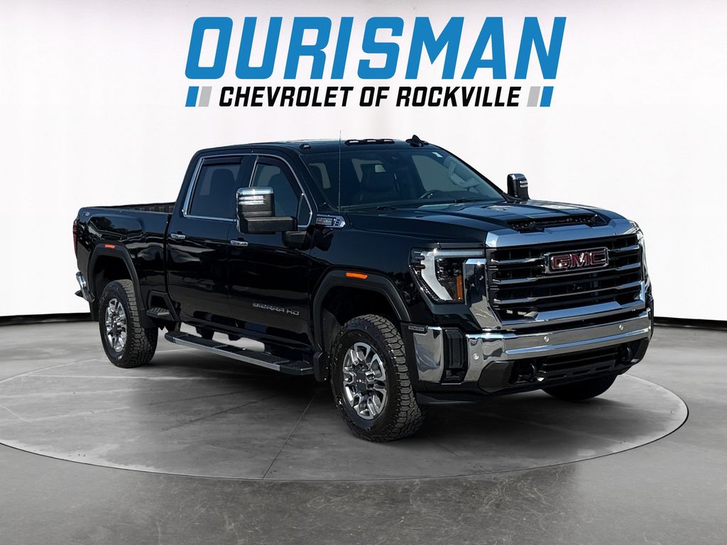 Onyx Black 2024 GMC Sierra 2500HD Pickup Truck Four-Wheel Drive Automatic
