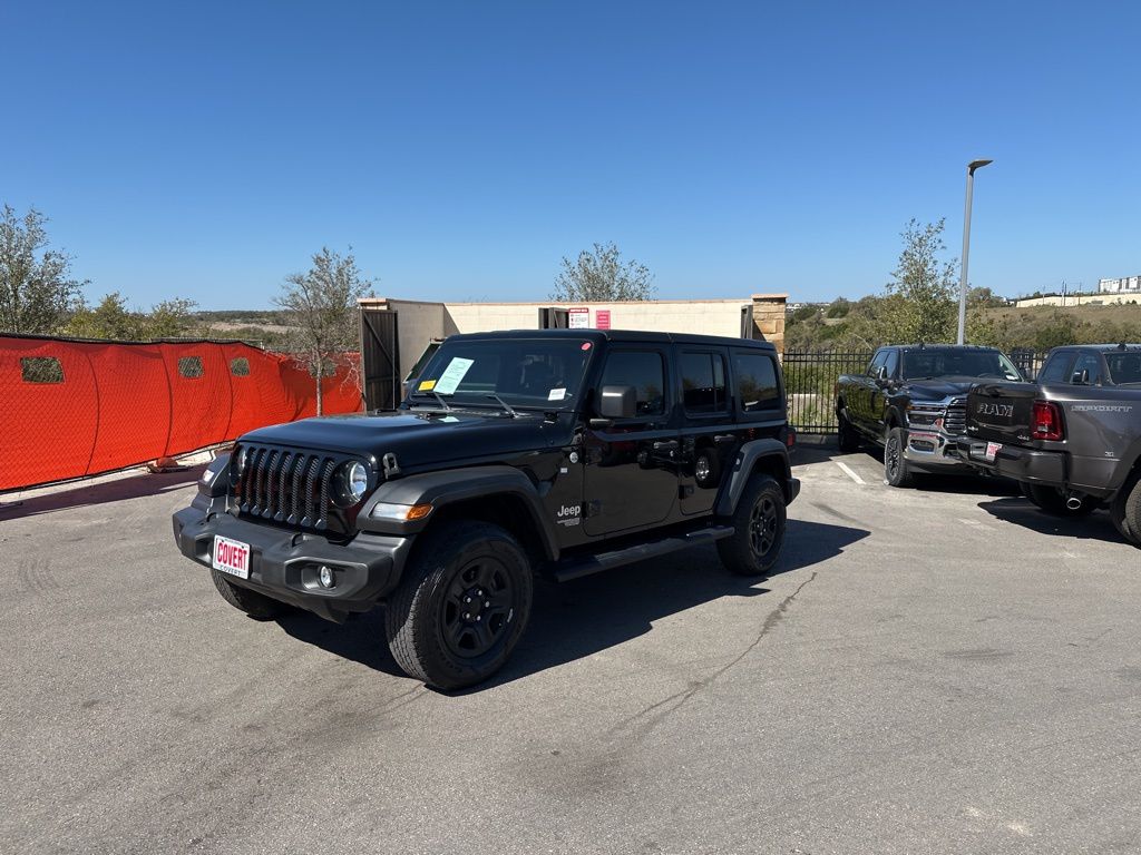 Used Car 2021 Jeep Wrangler  Unlimited Sport For Sale Under $30,000 In Austin, Texas