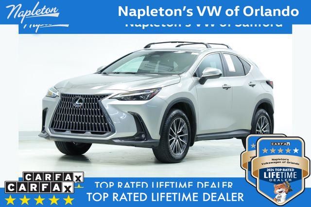Silver 2024 Lexus NX SUV / Crossover Front-Wheel Drive 8-Speed Automatic