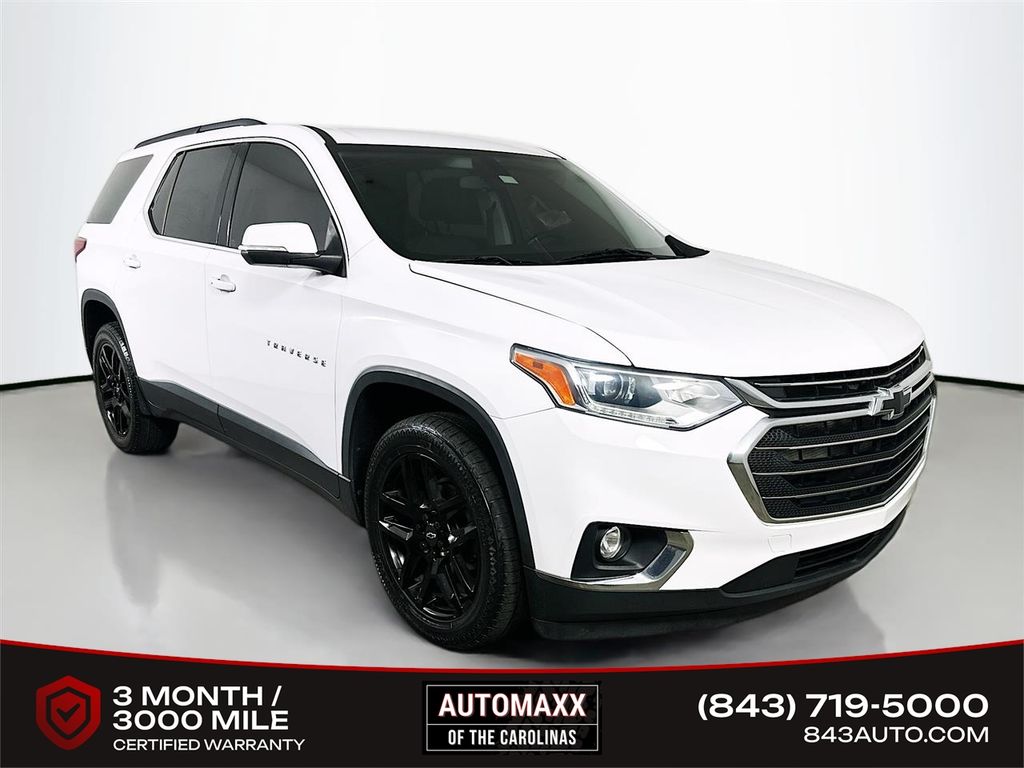 Summit White 2021 Chevrolet Traverse SUV / Crossover Front-Wheel Drive 9-Speed Automatic