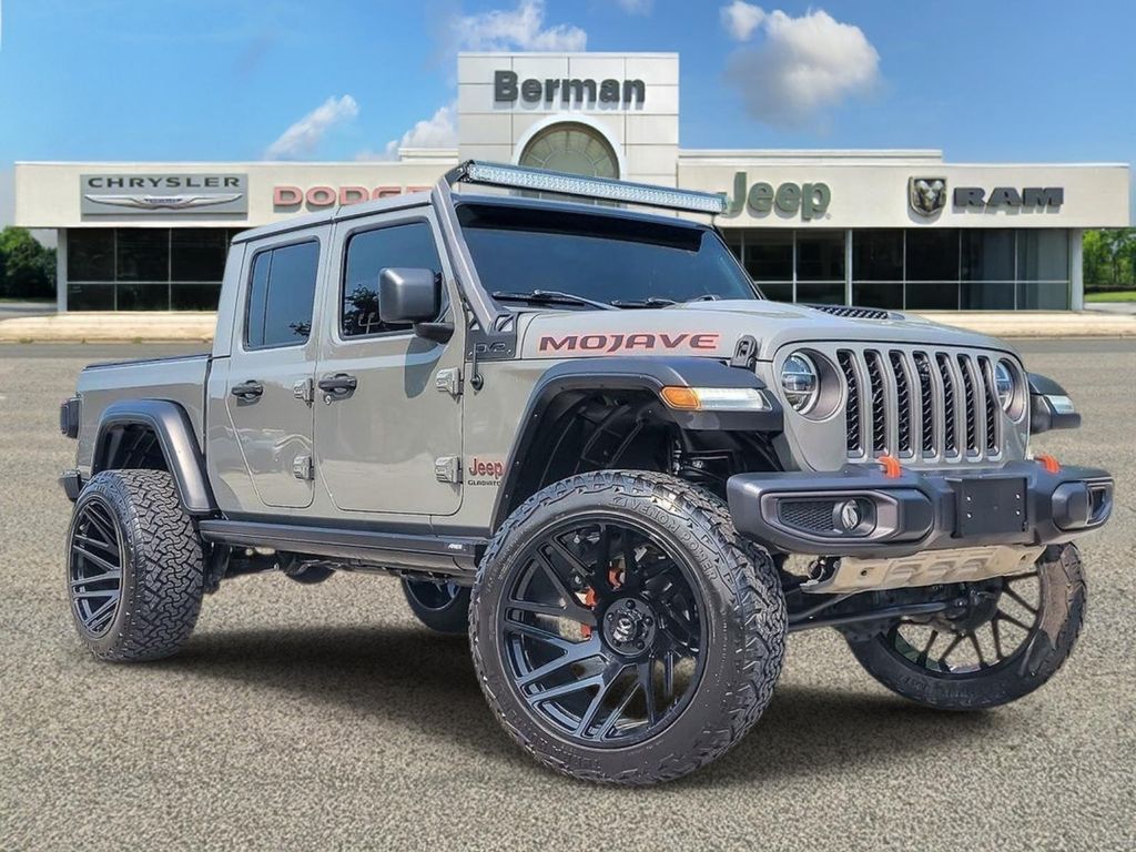 Sting-Gray Clearcoat 2021 Jeep Gladiator Pickup Truck Four-Wheel Drive 8-Speed Automatic