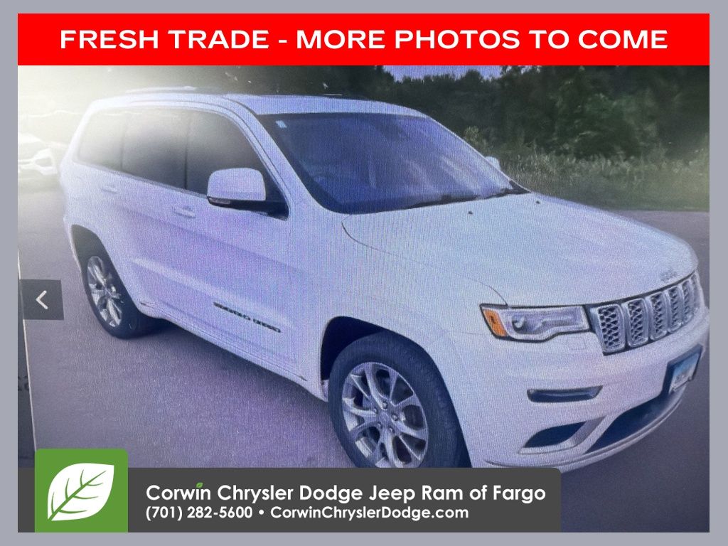 White (Ivory) 2020 Jeep Grand Cherokee SUV / Crossover Four-Wheel Drive 8-Speed Automatic