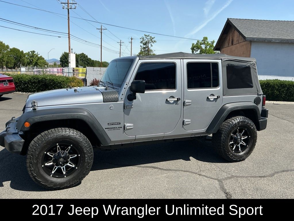 Billet Silver Metallic Clearcoat 2017 Jeep Wrangler SUV / Crossover Four-Wheel Drive 5-Speed Automatic