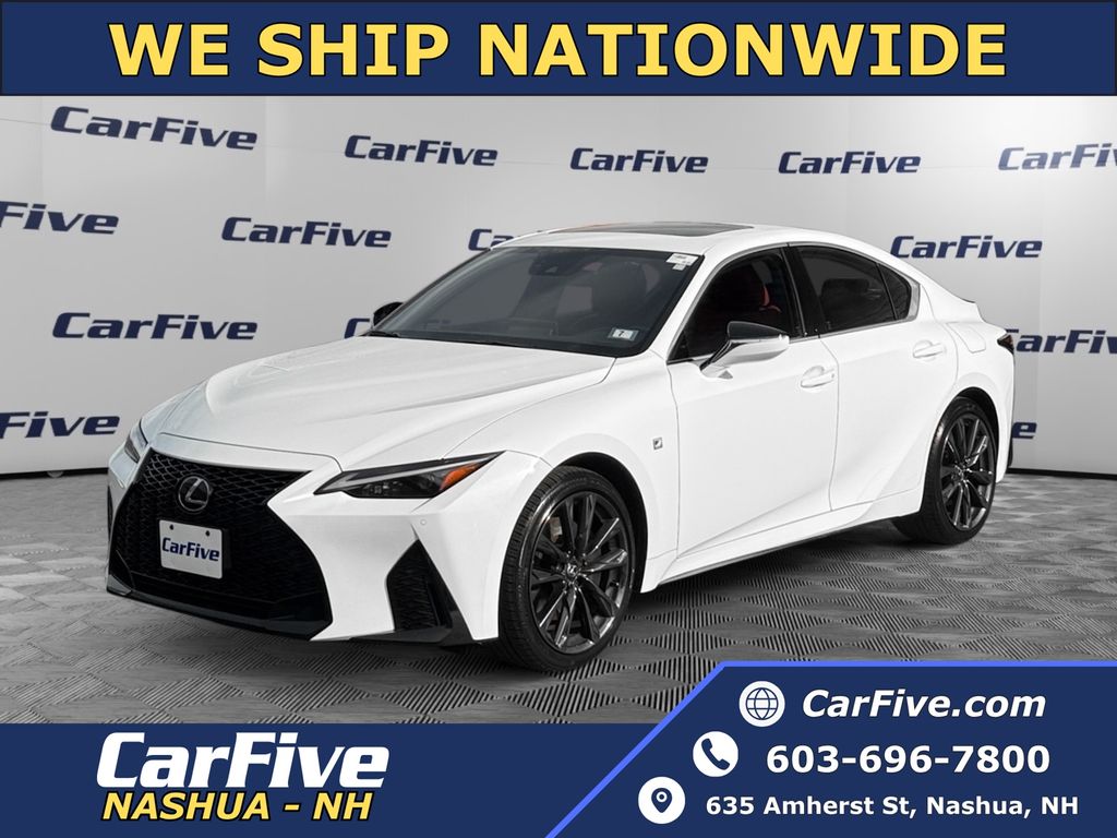 Ultra White 2024 Lexus IS 350 F Sport AWD Sedan All-Wheel Drive 6-Speed Automatic