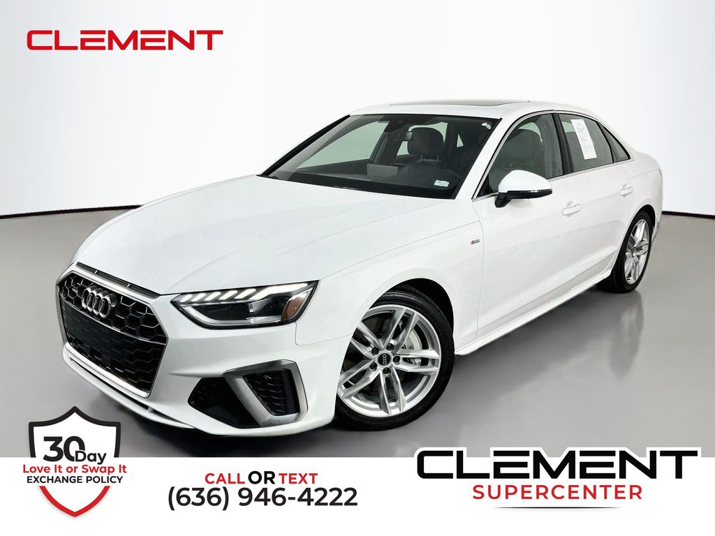 Ibis White 2023 Audi A4 Sedan All-Wheel Drive 7-Speed Automatic