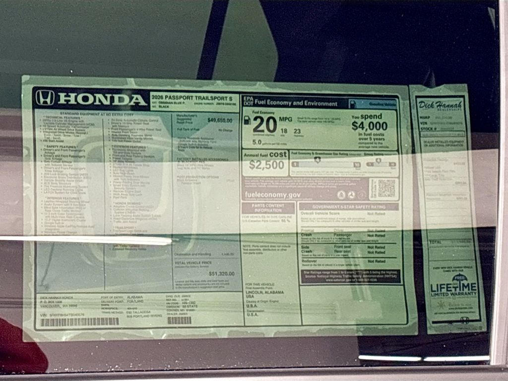 2026 Honda Passport TrailSport Blackout
