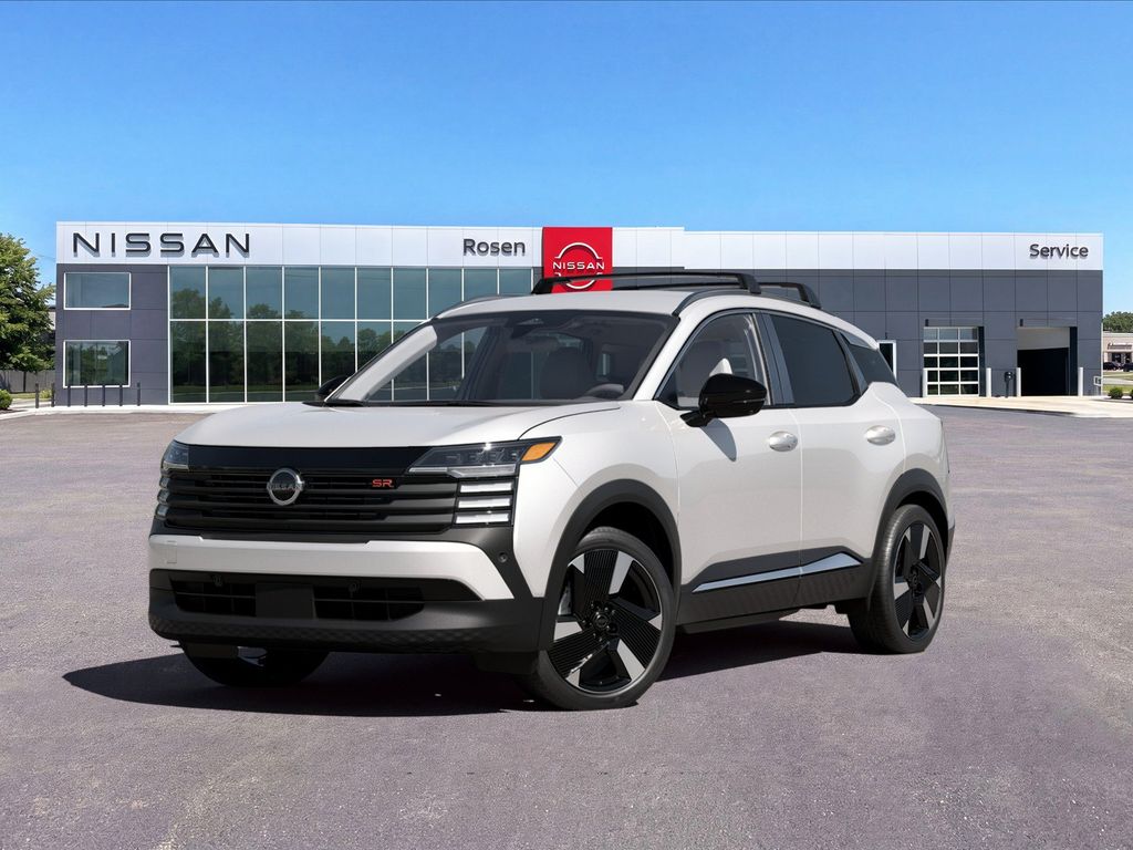 Aspen White Tricoat 2026 Nissan Kicks SUV / Crossover All-Wheel Drive Continuously Variable Transmission