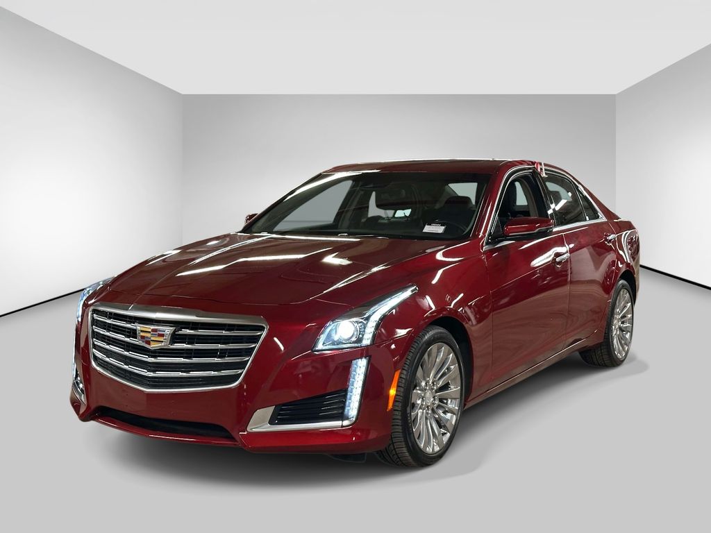 Red Obsession Tintcoat 2018 Cadillac CTS Sedan All-Wheel Drive 8-Speed Automatic