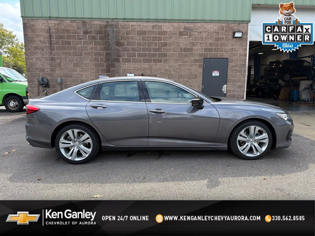 Gray (Modern Steel Metallic) 2021 Acura TLX Sedan All-Wheel Drive Automatic