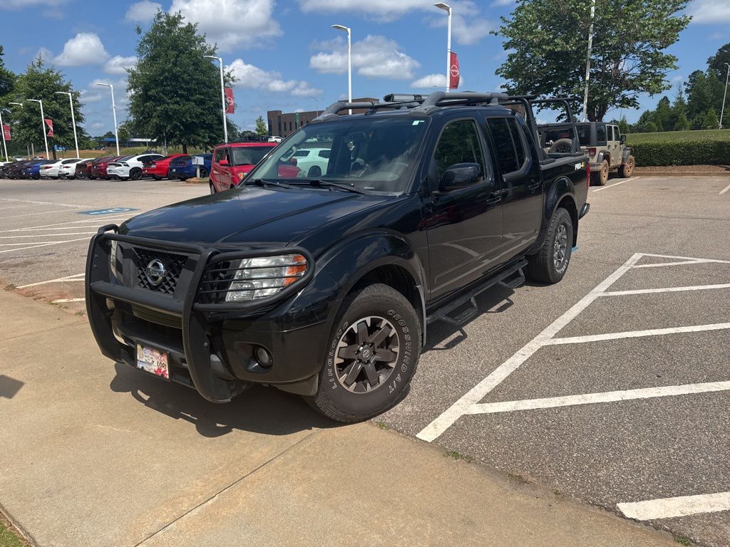 Super Black 2014 Nissan Frontier PRO-4X Crew Cab 4WD Pickup Truck Four-Wheel Drive 5-Speed Automatic Overdrive