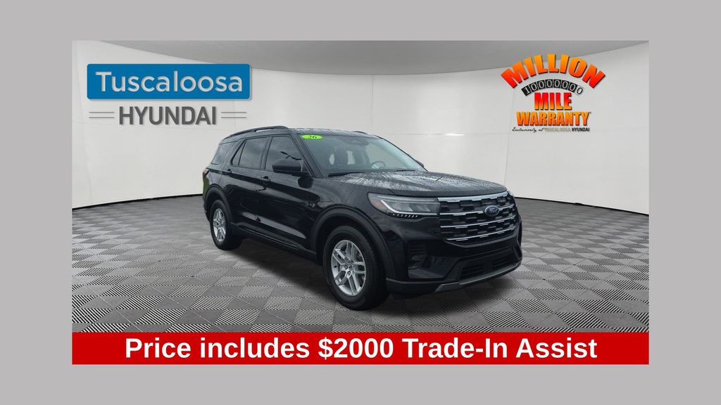 Black Metallic 2026 Ford Explorer Active RWD SUV / Crossover Rear-Wheel Drive Automatic