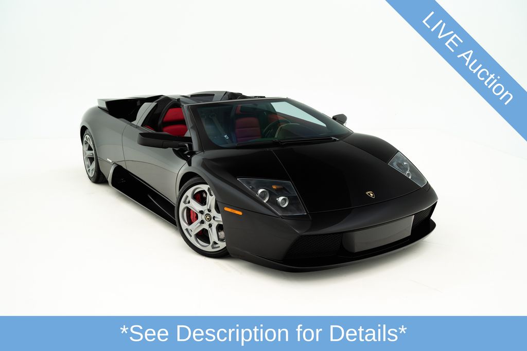 Nero Aldebaran 2006 Lamborghini Murcielago Roadster AWD Convertible All-Wheel Drive 6-Speed Automatic