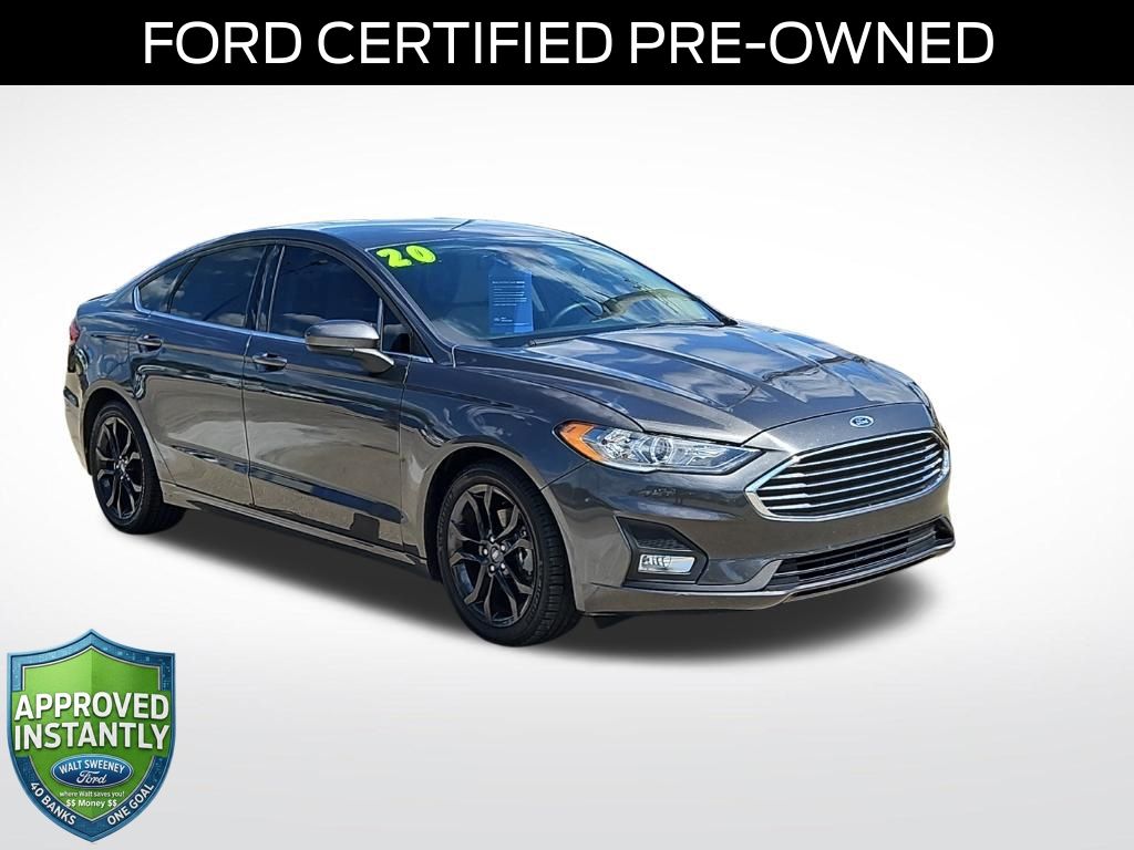 Gray (Magnetic) 2020 Ford Fusion Sedan Front-Wheel Drive 6-Speed Automatic
