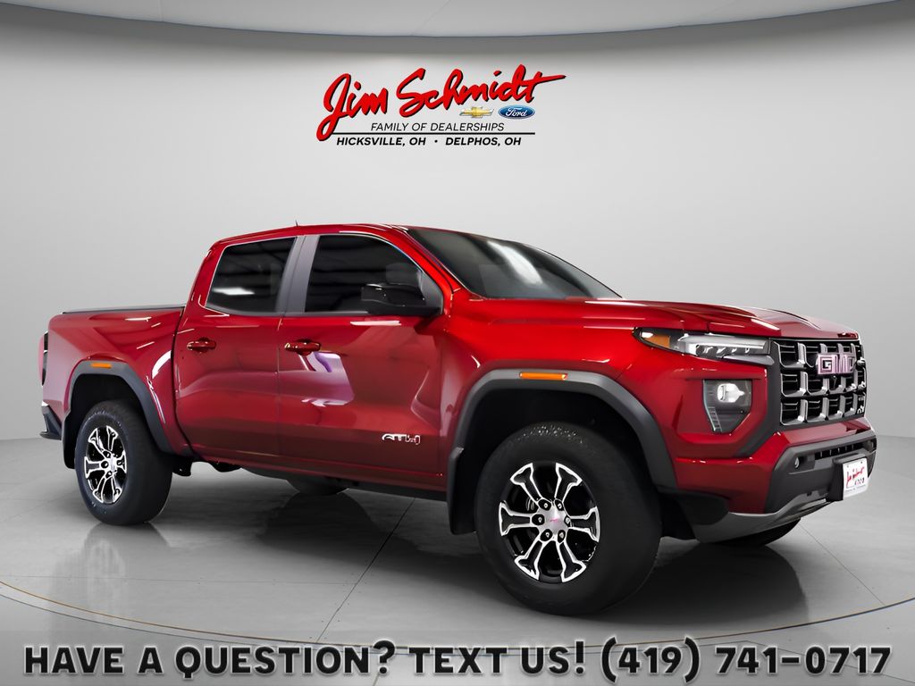 Volcanic Red Tintcoat 2025 GMC Canyon Pickup Truck Four-Wheel Drive 8-Speed Automatic