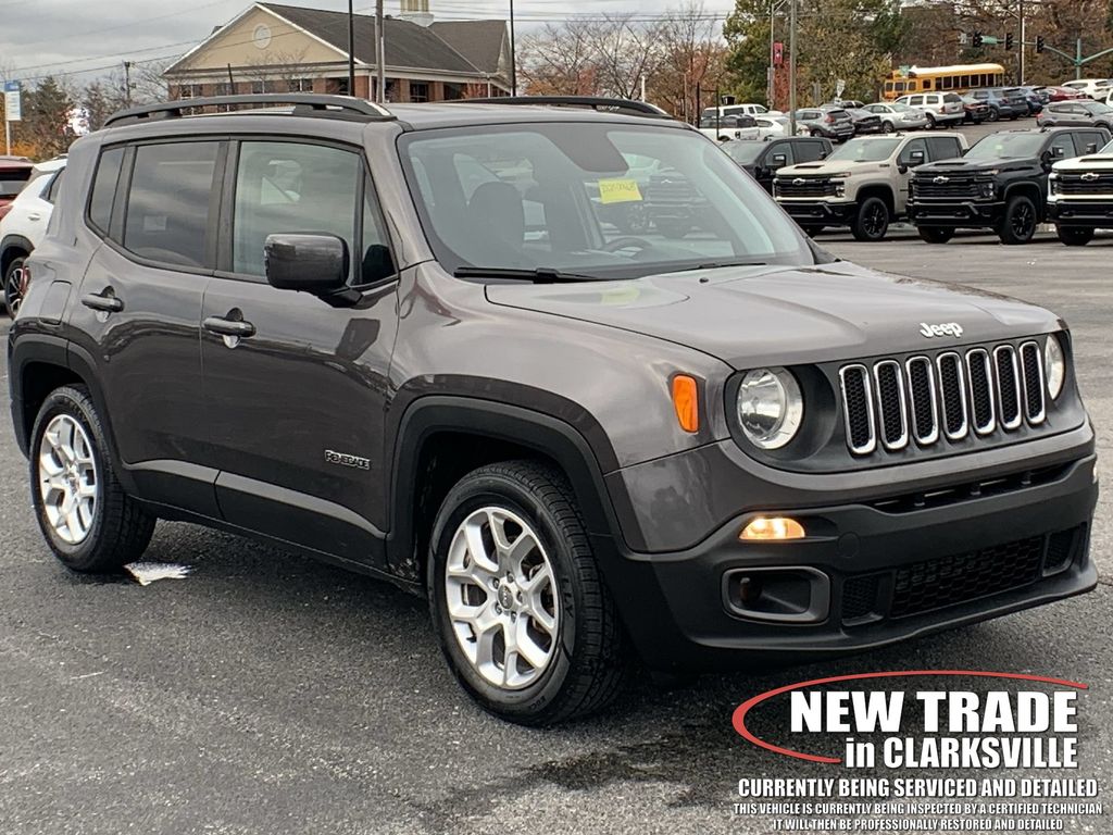 Gray (Granite Crystal Metallic Clearcoat) 2018 Jeep Renegade SUV / Crossover Front-Wheel Drive 9-Speed Automatic