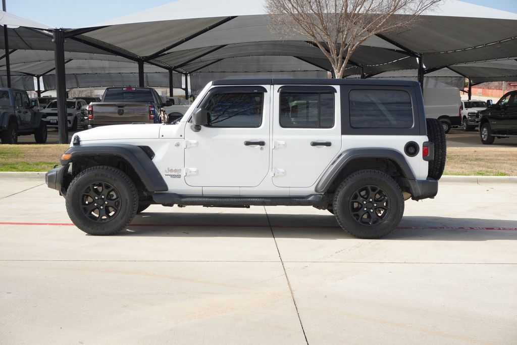 Used Car 2020 Jeep Wrangler  Unlimited Sport S For Sale Under $25,000 In Weatherford, Texas