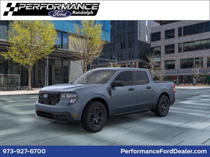 Blue (Azure Gray Metallic Tri-Coat) 2026 Ford Maverick XLT SuperCrew AWD Pickup Truck All-Wheel Drive 8-Speed Automatic