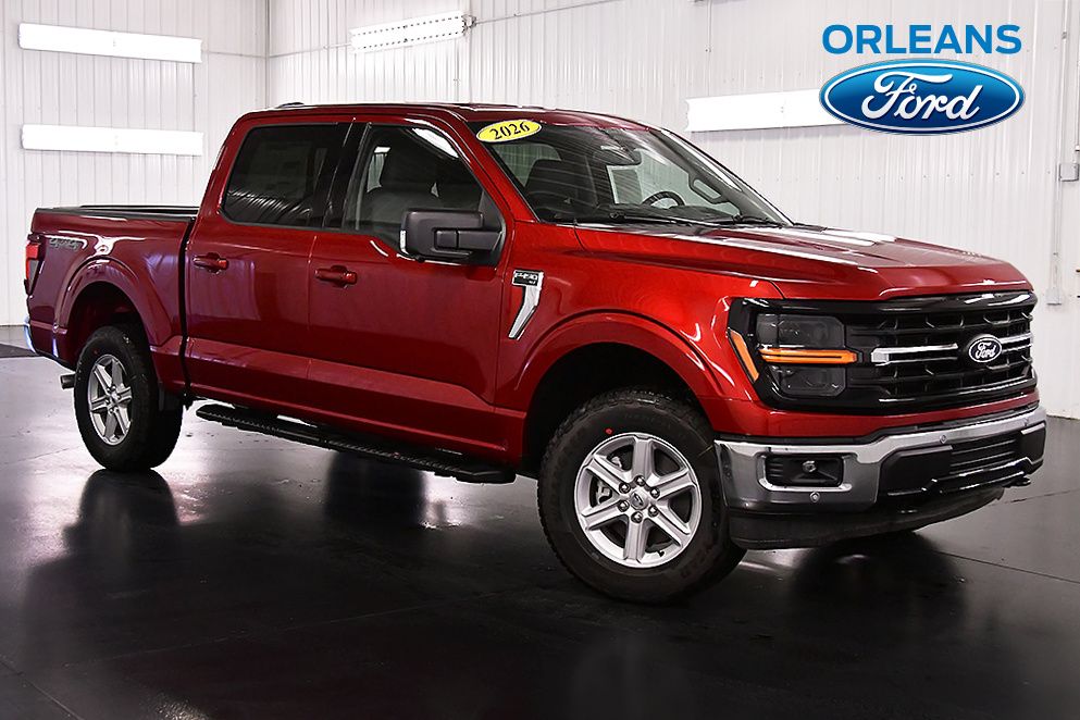 Ruby Red Metallic Tinted Clearcoat 2026 Ford F-150 Pickup Truck Four-Wheel Drive Automatic