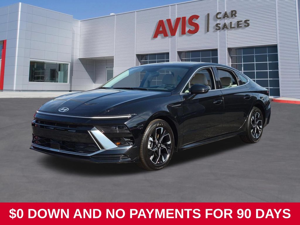 Abyss Black 2025 Hyundai Sonata Sedan Front-Wheel Drive 8-Speed Automatic