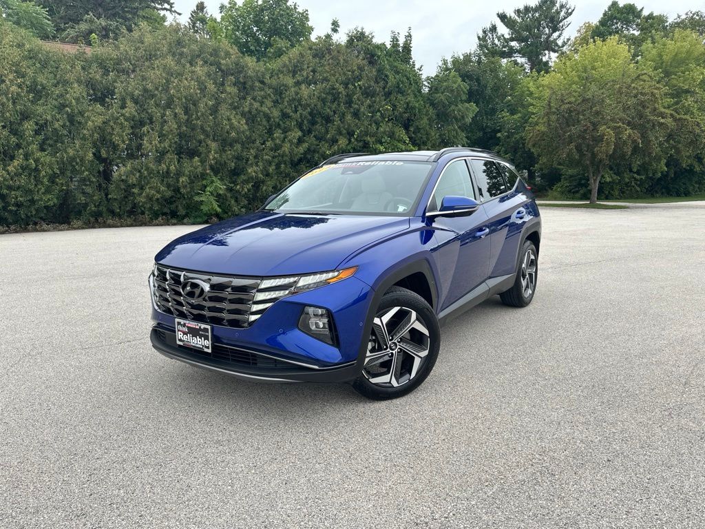 Intense Blue 2024 Hyundai Tucson SUV / Crossover All-Wheel Drive 8-Speed Automatic