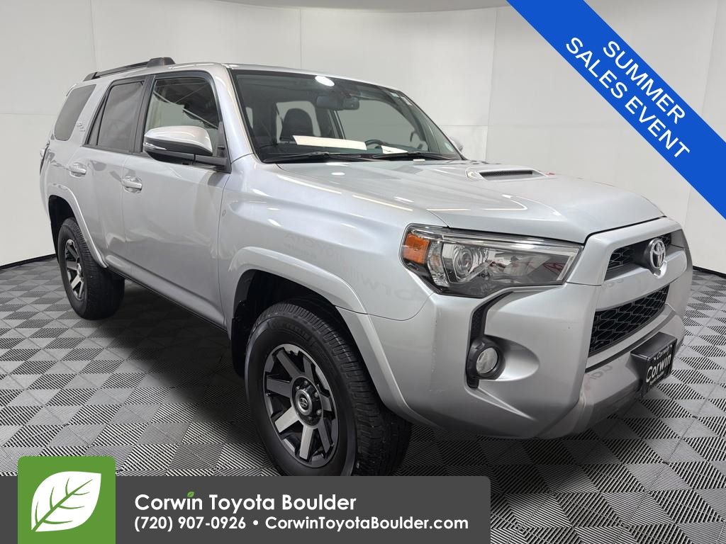 Classic Silver Metallic 2019 Toyota 4Runner SUV / Crossover Four-Wheel Drive 5-Speed Automatic Overdrive