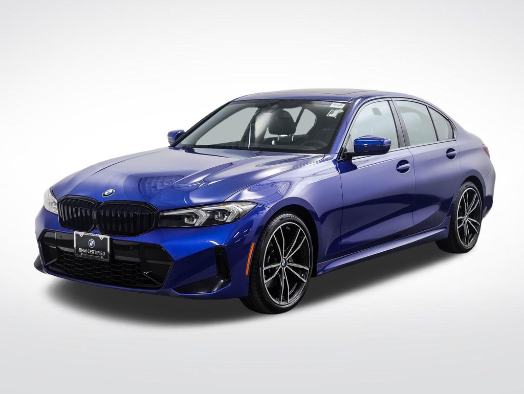 Blue Metallic 2023 BMW 3 Series 330i xDrive AWD Sedan All-Wheel Drive 8-Speed Automatic