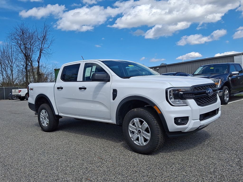 Oxford White 2026 Ford Ranger XL SuperCrew 4WD Pickup Truck Four-Wheel Drive Automatic