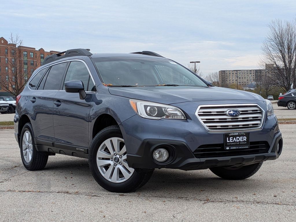 Twilight Blue Metallic 2017 Subaru Outback 2.5i Premium AWD Wagon All-Wheel Drive Continuously Variable Transmission