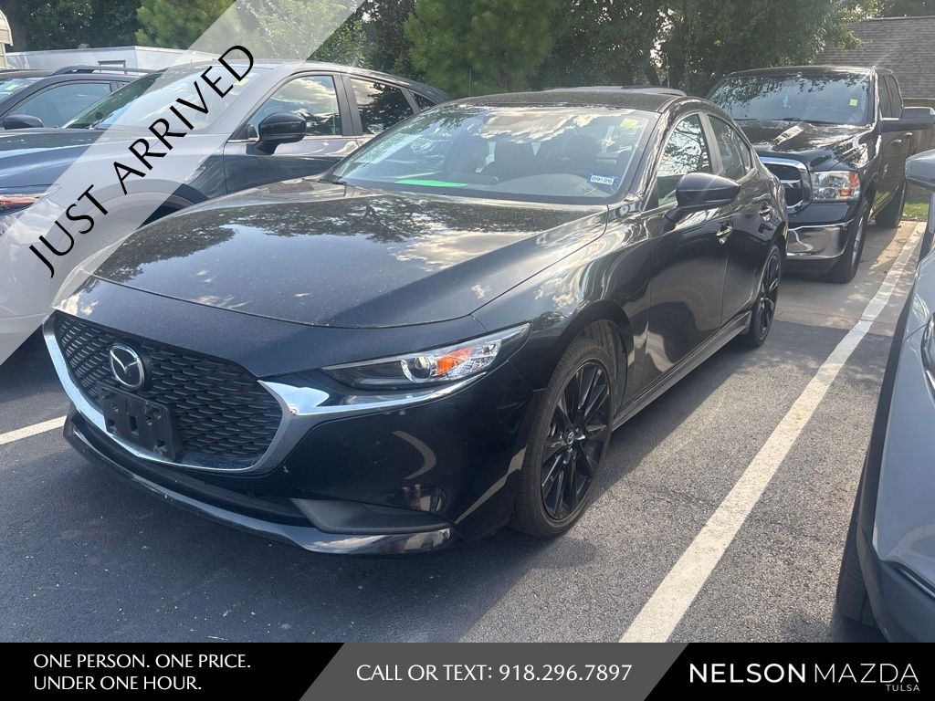 Jet Black Mica 2025 Mazda MAZDA3 Sedan Front-Wheel Drive 6-Speed Automatic