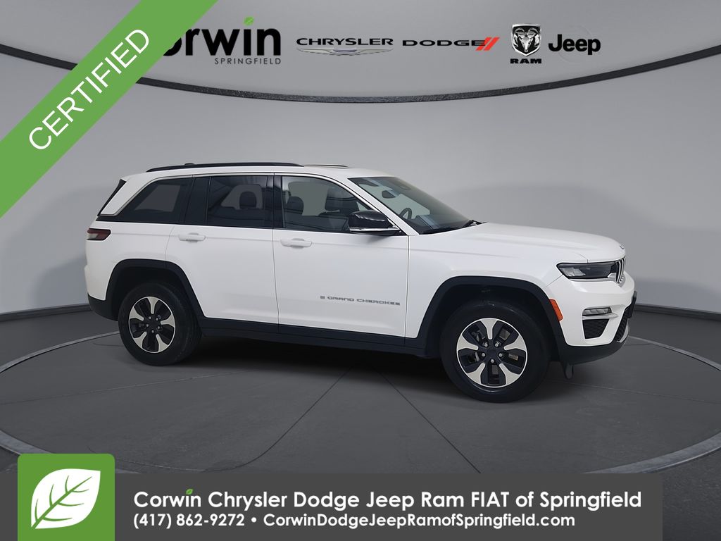 Bright White Clearcoat 2024 Jeep Grand Cherokee 4xe SUV / Crossover Four-Wheel Drive 8-Speed Automatic