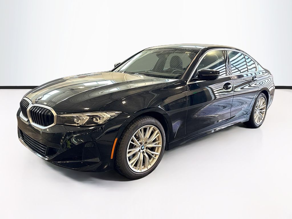 Jet Black 2024 BMW 3 Series Sedan All-Wheel Drive 8-Speed Automatic