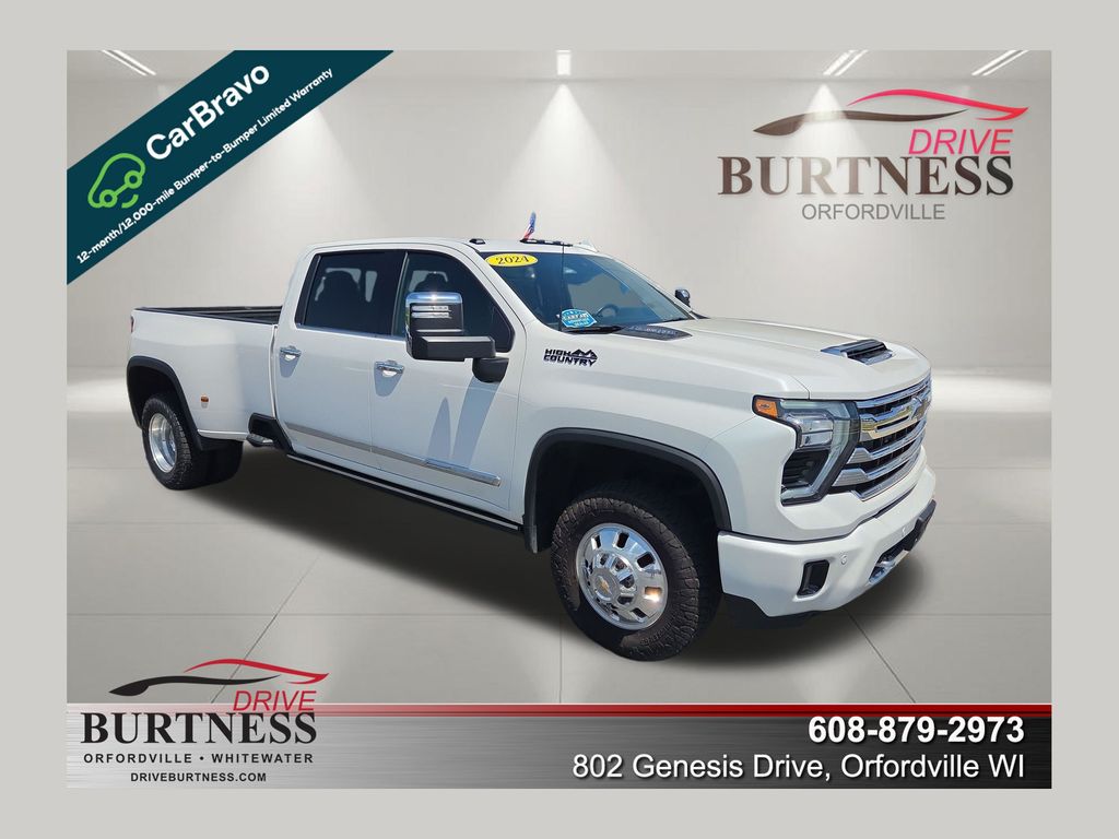 Pearl 2024 Chevrolet Silverado 3500HD Pickup Truck Four-Wheel Drive Automatic