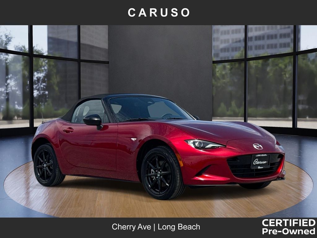 Red Crystal 2025 Mazda MX-5 Miata Convertible Rear-Wheel Drive 6-Speed Manual