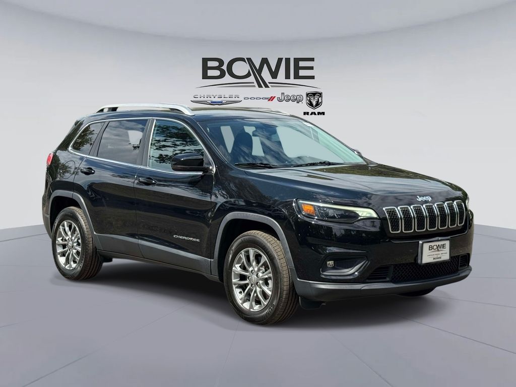 Diamond Black 2019 Jeep Cherokee SUV / Crossover Four-Wheel Drive 9-Speed Automatic
