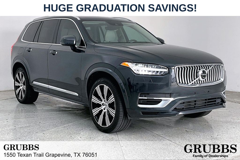 Gray Metallic 2021 Volvo XC90 T8 Recharge Inscription 6-Passenger eAWD SUV / Crossover All-Wheel Drive Automatic