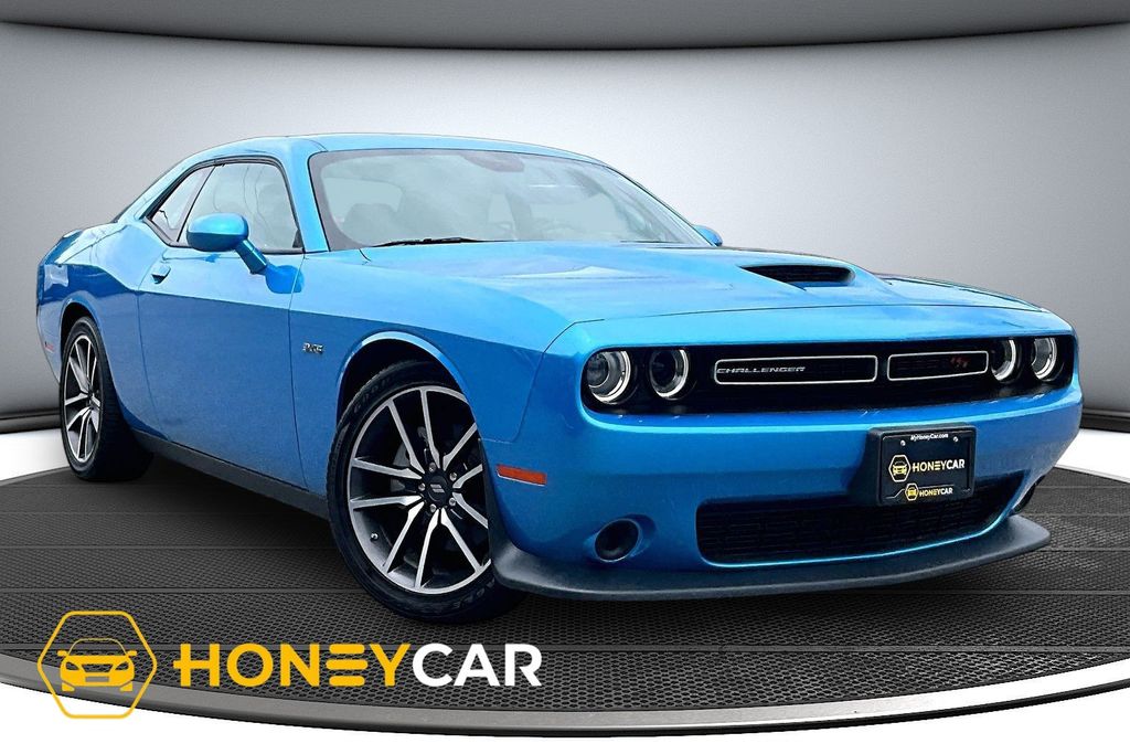 B5 Blue Pearlcoat 2023 Dodge Challenger Coupe Rear-Wheel Drive 6-Speed Manual