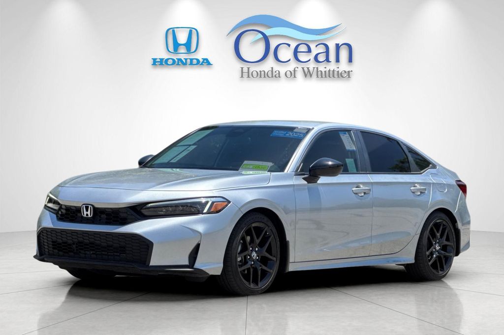 Certified Used 2025 Solar Silver Metallic Honda Sport image 8