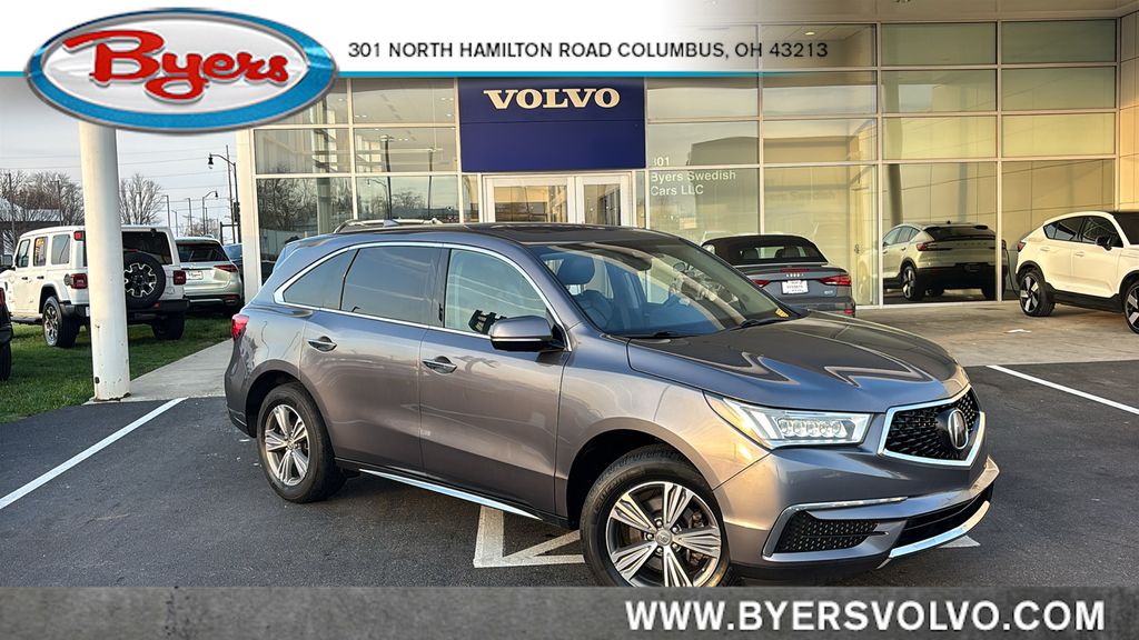 Gray (Gunmetal Metallic) 2019 Acura MDX FWD SUV / Crossover Front-Wheel Drive 9-Speed Automatic