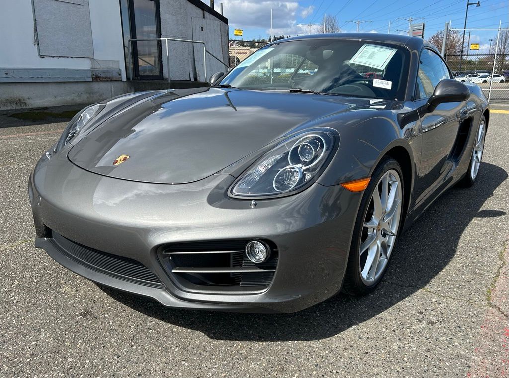 Gray 2014 Porsche Cayman Base Coupe Rear-Wheel Drive 7-Speed Automatic
