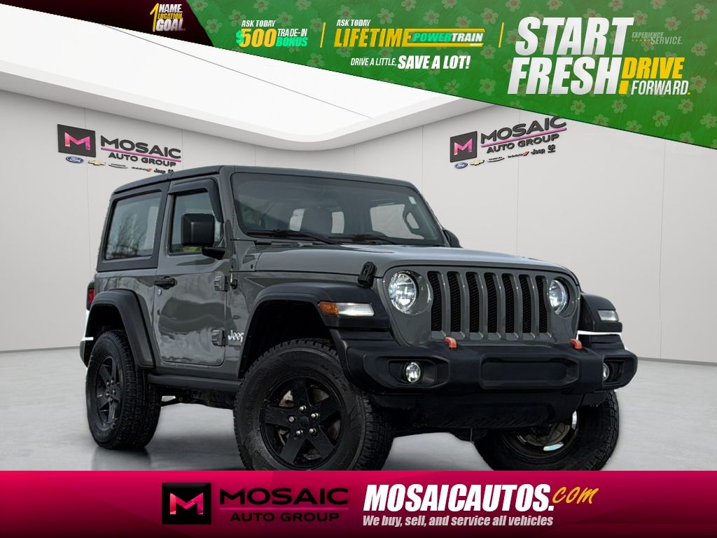 Sting-Gray Clearcoat 2021 Jeep Wrangler Sport 4WD SUV / Crossover Four-Wheel Drive 8-Speed Automatic