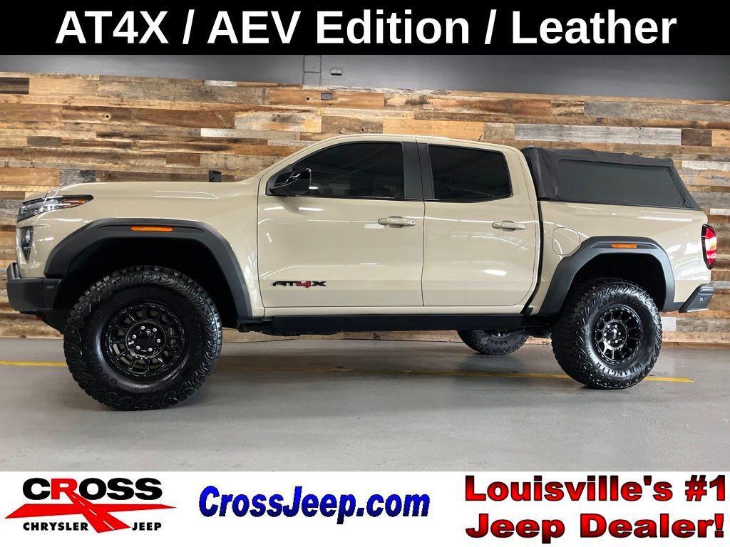 Desert Sand Metallic 2024 GMC Canyon Pickup Truck Four-Wheel Drive 8-Speed Automatic