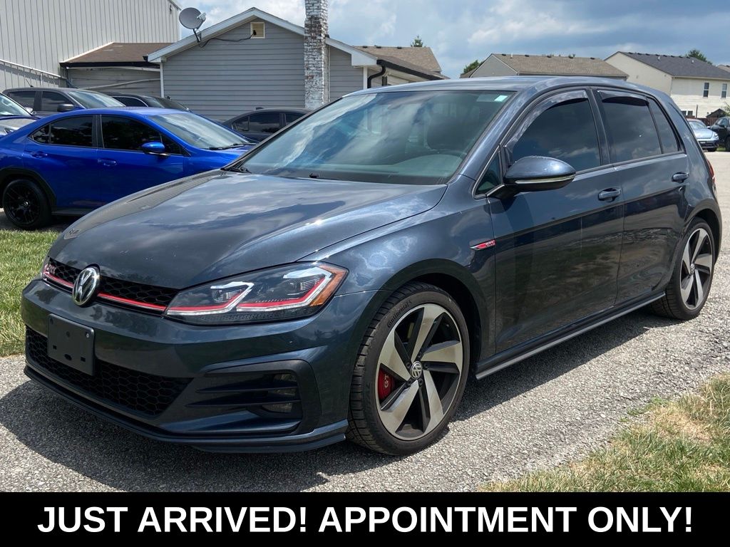 Blue Metallic 2020 Volkswagen Golf GTI Hatchback Front-Wheel Drive 7-Speed Dual Clutch