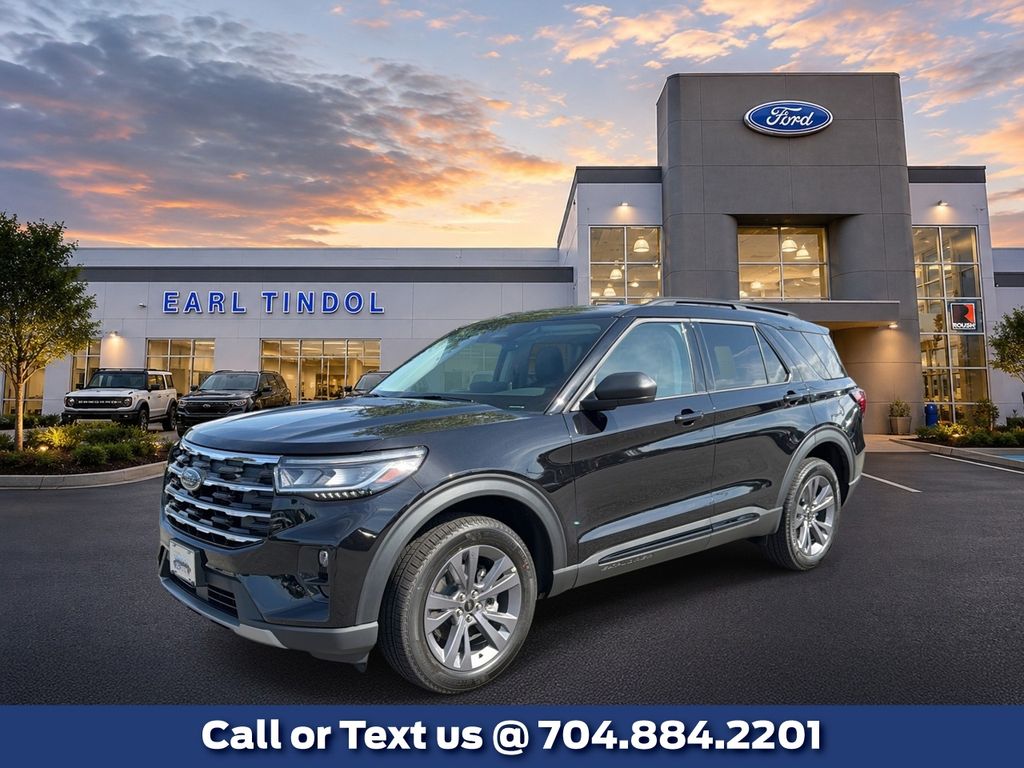 Agate Black Metallic 2026 Ford Explorer SUV / Crossover All-Wheel Drive Automatic
