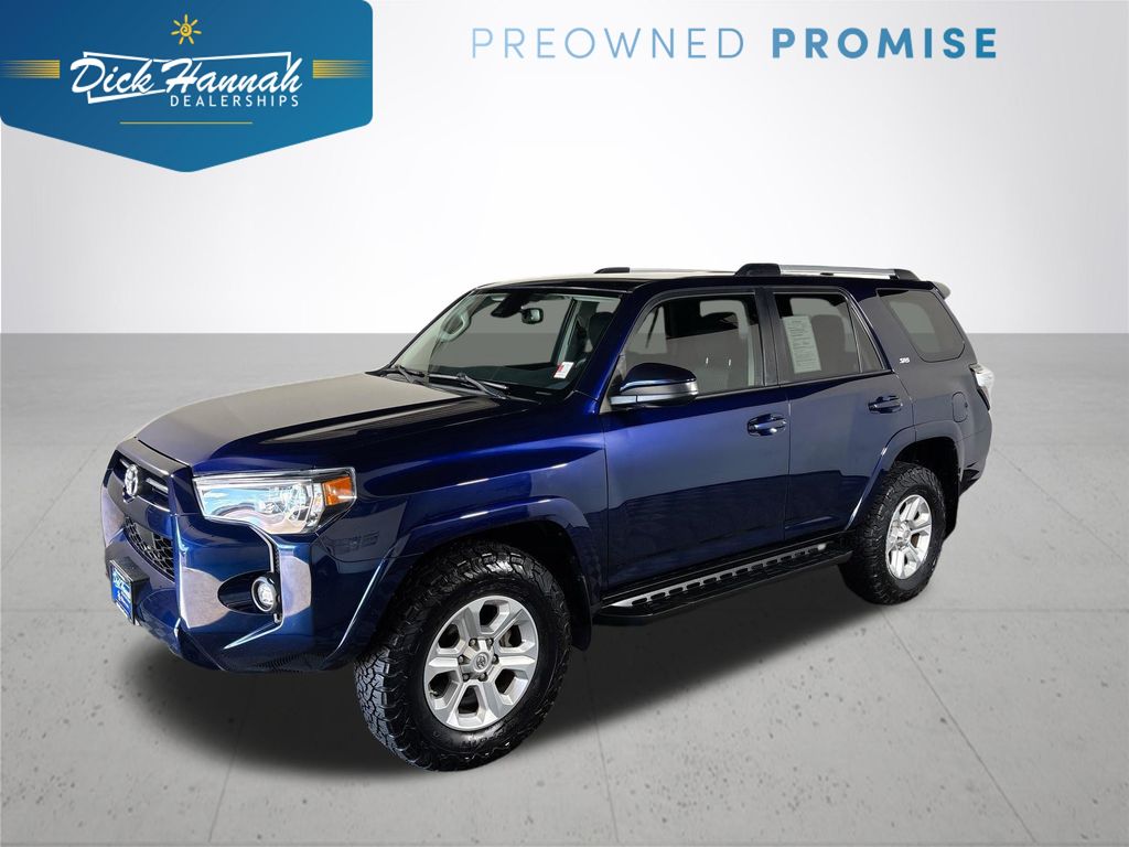 Nautical Blue Metallic 2021 Toyota 4Runner SUV / Crossover Four-Wheel Drive 5-Speed Automatic Overdrive