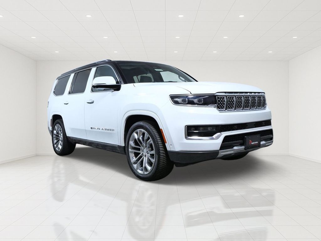Bright White Clearcoat 2022 Jeep Grand Wagoneer SUV / Crossover Four-Wheel Drive 8-Speed Automatic