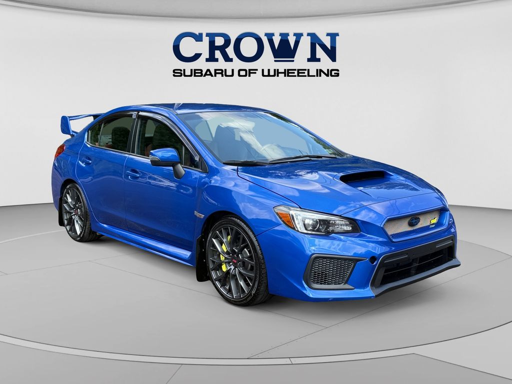WR Blue Pearl 2018 Subaru WRX STI Sedan All-Wheel Drive 6-Speed Manual