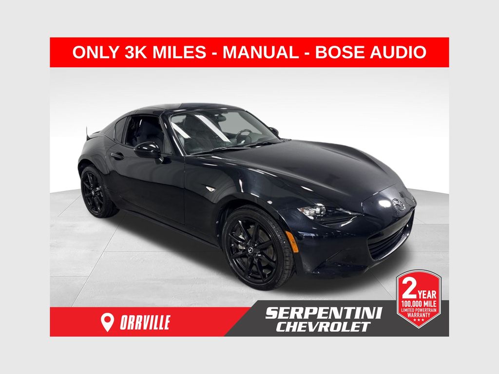 Jet Black Mica 2019 Mazda MX-5 Miata Convertible Rear-Wheel Drive 6-Speed Manual