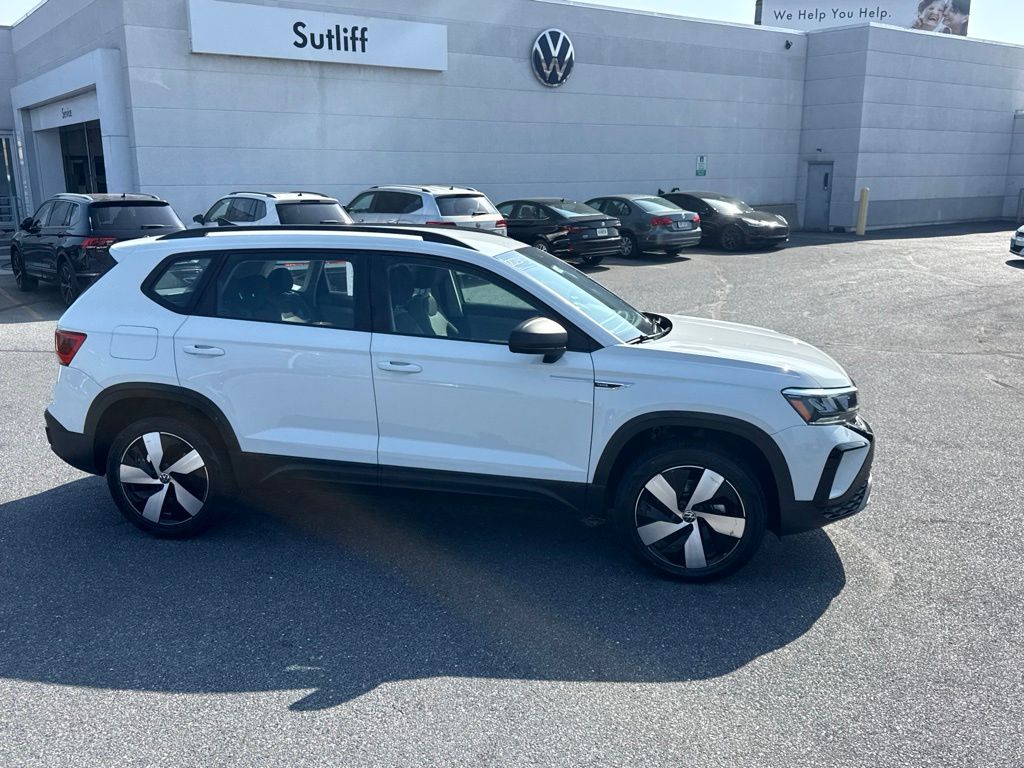 2023 Volkswagen Taos 1.5T S White at Auto Express Mitsubishi